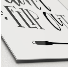 Dekorationstableau mit dem Schriftzug Don''t Flip Out
