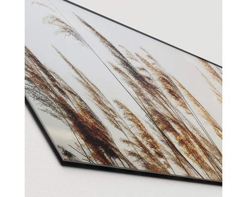 Dekorative Schilfgrasdarstellung für die Wandmontage