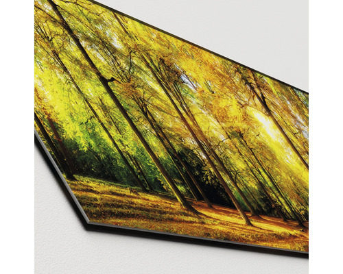 Dekorative Waldszene auf einer Leinwand