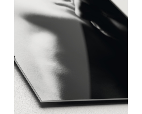 Detailaufnahme einer Acrylglasplatte