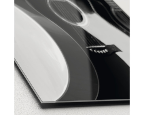 Acrylglasbild mit Gitarrenmotiv