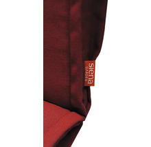 Detailaufnahme eines Textils mit Siena Garden Logo