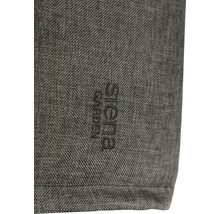 Detailansicht eines Gartenmöbelbezugs mit dem Siena Garden Logo