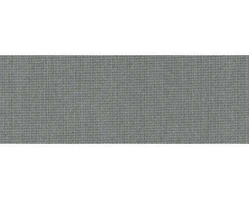 Nahaufnahme eines grauen gewebten Stoffes.