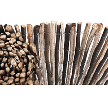 Holzzaunrolle aus Naturmaterialien