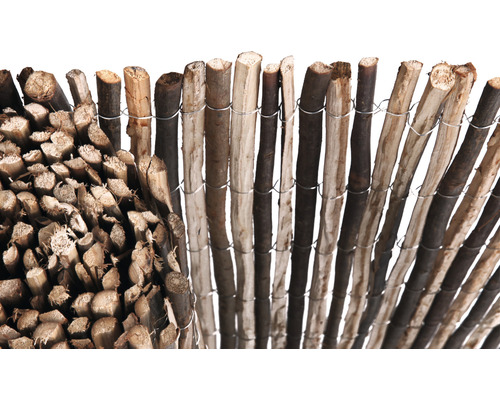 Holzzaunrolle aus Naturmaterialien