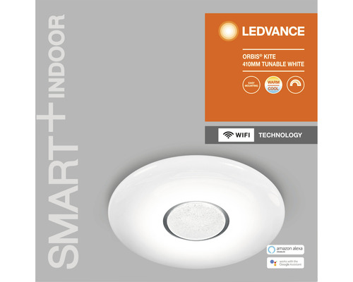 LEDVANCE Orbis Kite Deckenleuchte, 410 mm, tunable white, geeignet für den Innenbereich