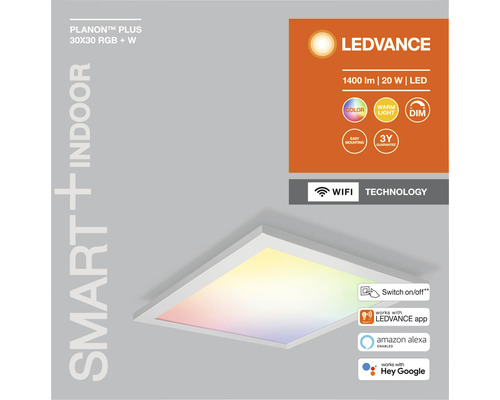 LEDVANCE Planon Plus LED Panel für den Innenbereich, 30x30 Zentimeter