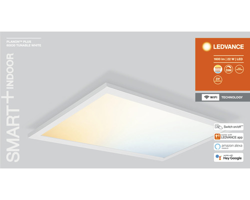 LEDVANCE Planon Plus Deckenleuchte, 60x30, tunable white