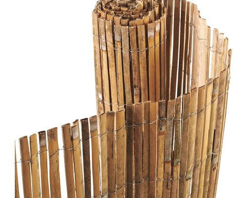 Sichtschutzmatte Konsta Bambus Halbschale 3 x 1,8 m Sichtschutzmatte Konsta Bambus Halbschale 3 x 1,8 m