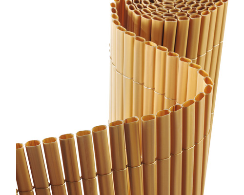 Sichtschutzmatte Konsta PVC ovalförmig 3 x 1,5 m bambusoptik Sichtschutzmatte Konsta PVC ovalförmig 3 x 1,5 m bambusoptik
