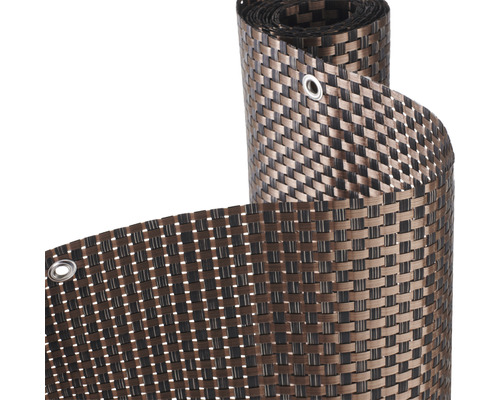 Sichtschutzmatte Konsta PVC Gewebe 850g/m² 3 x 0,9 m braun Sichtschutzmatte Konsta PVC Gewebe 850g/m² 3 x 0,9 m braun