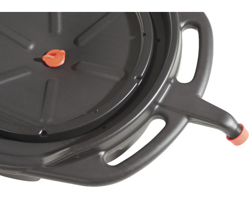 Ölauffangwanne aus Kunststoff mit Ausgießer