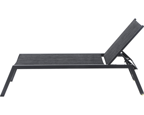 Gartenliege aus Metall mit verstellbarer Rückenlehne