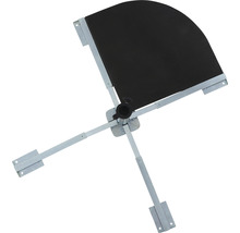 Schwenkbare Wannenwandhalterung mit verstellbarem Arm