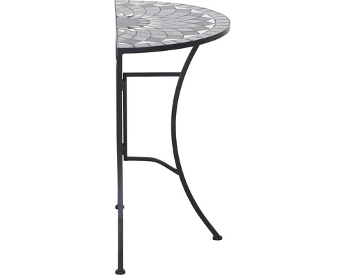 Halbierter Mosaiktisch zur Wandmontage