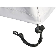 Detailaufnahme einer Schutzhülle mit Kordelzug