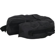 Schwarze Gepäckträgertasche für Fahrräder