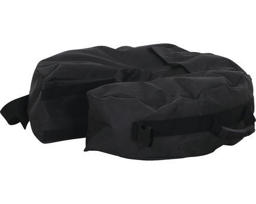 Schwarze Gepäckträgertasche für Fahrräder