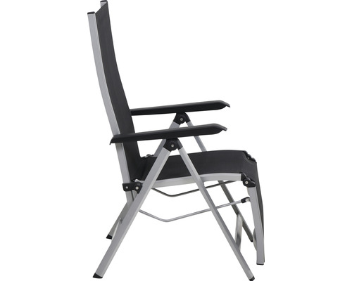 Campingstuhl mit Armlehnen und Aluminiumgestell