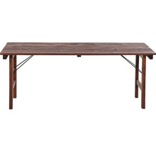 Klappbarer Holztisch für den Innen- und Außenbereich