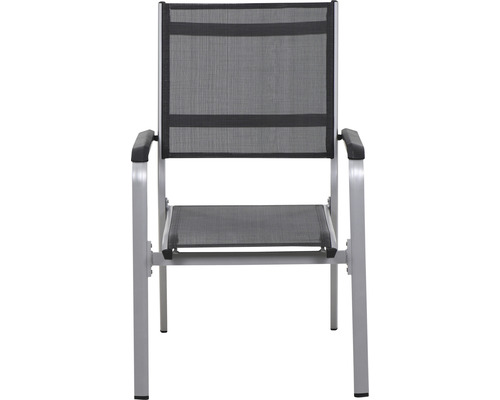 Gartenstuhl mit Aluminiumrahmen und Textilbespannung