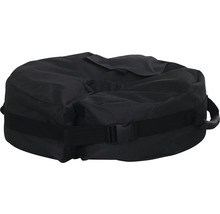 Gefüllter Sandsack mit Tragegriff und Verschluss