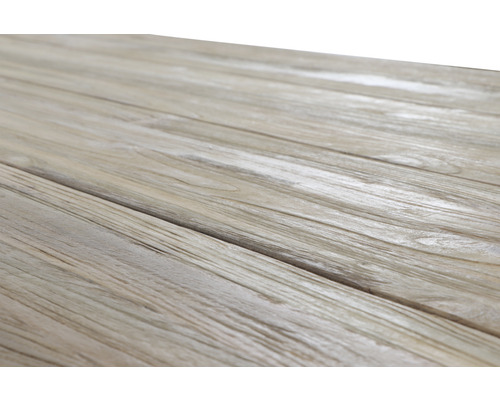 Nahaufnahme von Tischplatten aus Holz