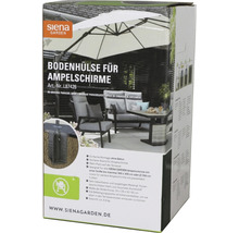 Verpackung einer Bodenhülse für einen Ampelschirm