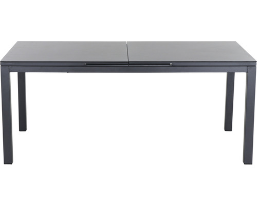 Rechteckiger Ausziehtisch aus Aluminium für den Garten