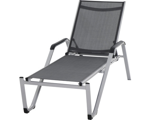 Gartensessel aus Aluminium mit Textilbespannung