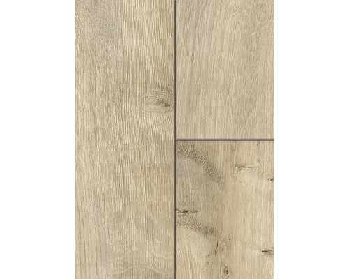 Nahaufnahme von Laminatboden mit Holzoptik