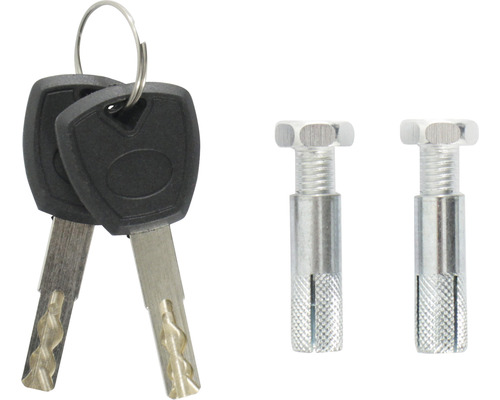 Zwei Schlüssel und zwei Bolzen