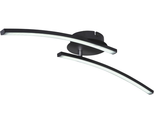 Deckenleuchte mit geschwungenen LED-Lichtern