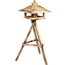 Vogelhaus mit Ständer aus Holz