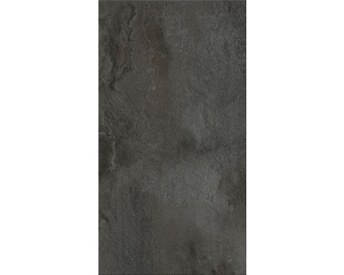 Dunkle Steinzeugfliese mit matter Oberfläche