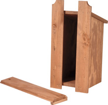 Holz-Fledermauskasten mit abnehmbarem Boden zur Reinigung