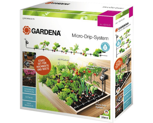Bewässerungsset GARDENA Micro-Drip Start Set Beet automatic (für bis zu 35 Beetpflanzen)