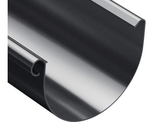Halbrunde Dachrinne aus Metall