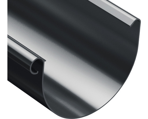 Dachrinne aus Metall, halbrunde Form