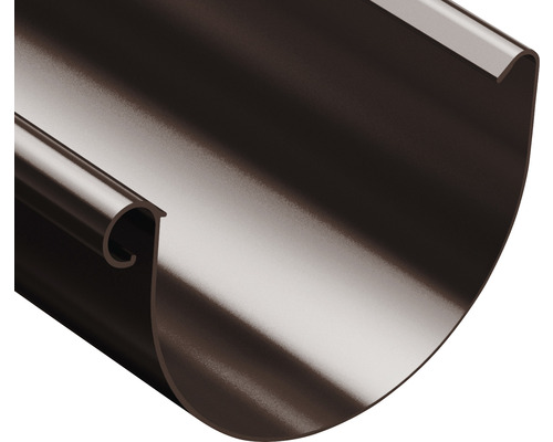 Halbrunde Dachrinne aus Metall