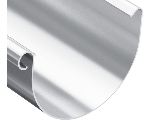 Halbrunde Dachrinne aus Metall