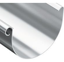 Halbrunde Dachrinne aus Metall