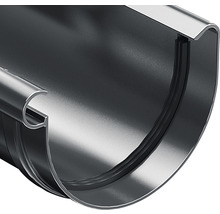 PRECIT Rinnenverbindungsschale Kunststoff halbrund Anthrazit NW 100 mm-thumb-1 PRECIT Rinnenverbindungsschale Kunststoff halbrund Anthrazit NW 100 mm-thumb-1