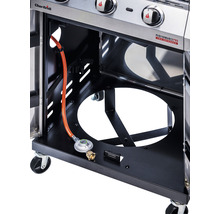 Gasgrill Char-Broil Performance Pro S 4 4 Brenner+1 Brenner+Seitenbrenner Edelstahl inkl. Ablage, Deckelthermometer, Fettauffangschale, Warmhalterost, Drehregler mit LED-Beleuchtung,Integrierter Flaschenöffner Grillrost