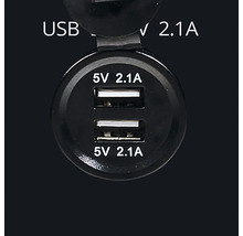 USB-Doppelbuchse mit 5V und 2,1A
