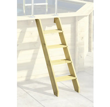 Aufstellpool Holzpool-Set Karibu X1 achteckig Ø 432,5x124 cm inkl. Bodenschutzvlies grau-thumb-5