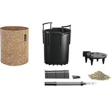 Pflanzgefäß mit Zubehör für den Garten