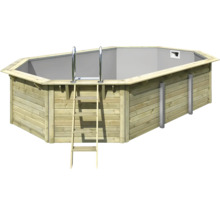 Holzpool mit Leiter