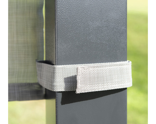 Befestigungsband für Pavillon an einer Pavillonstange